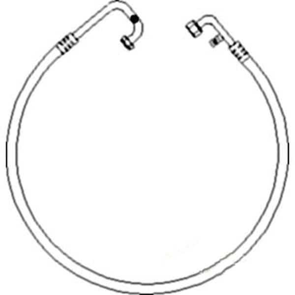 Aftermarket New Compressor to Condenser Line Made Fits Case-IH Tractor Models 5120 127247A4 - main